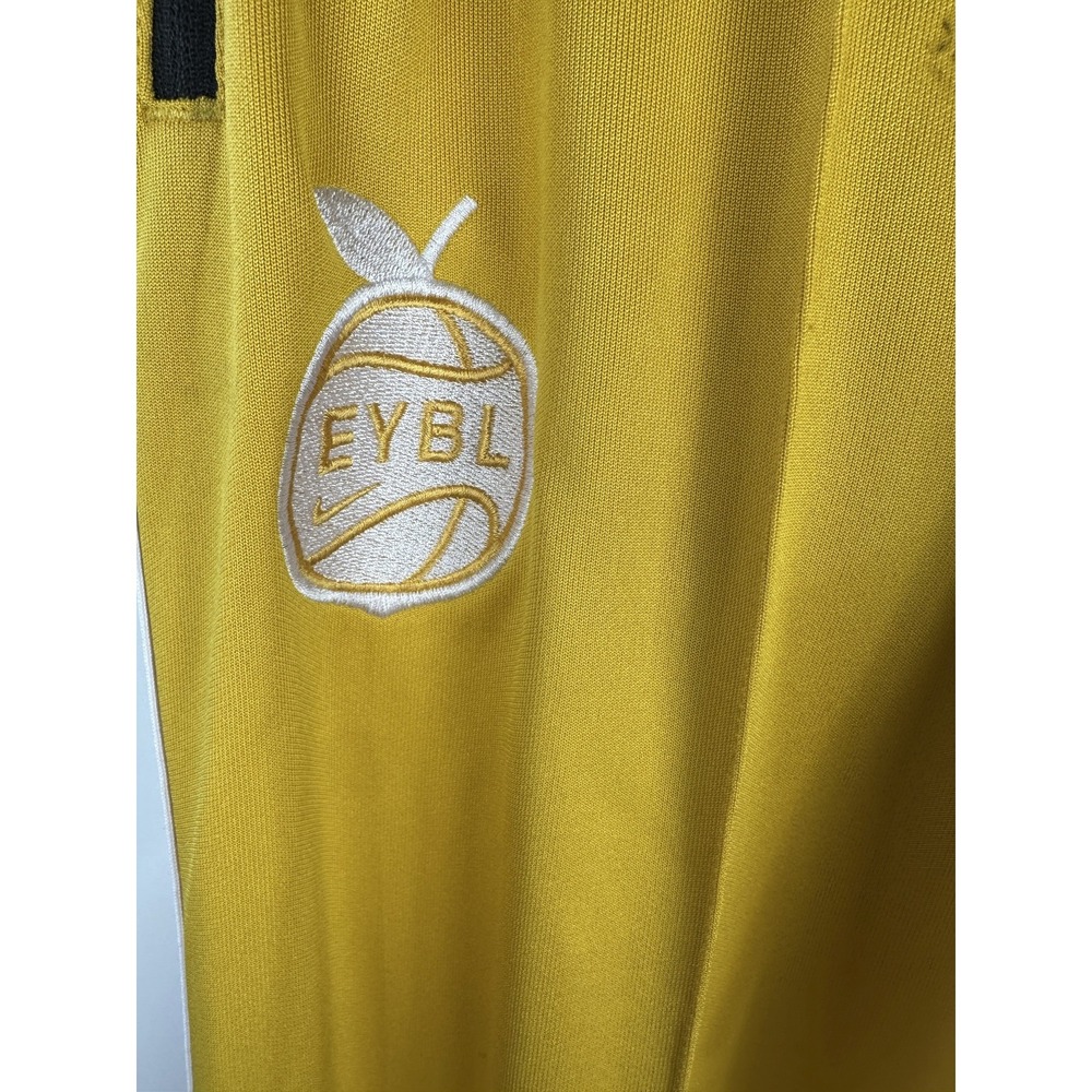*Flawed* Nike EYBL Basketball Issued Sweatpants XLT (Read) NBA Training Yellow - Picture 7 of 16